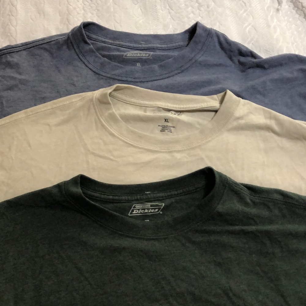 Lot of 3 Men’s Dickies XL short sleeve pocket t shirts work shirt summer tee